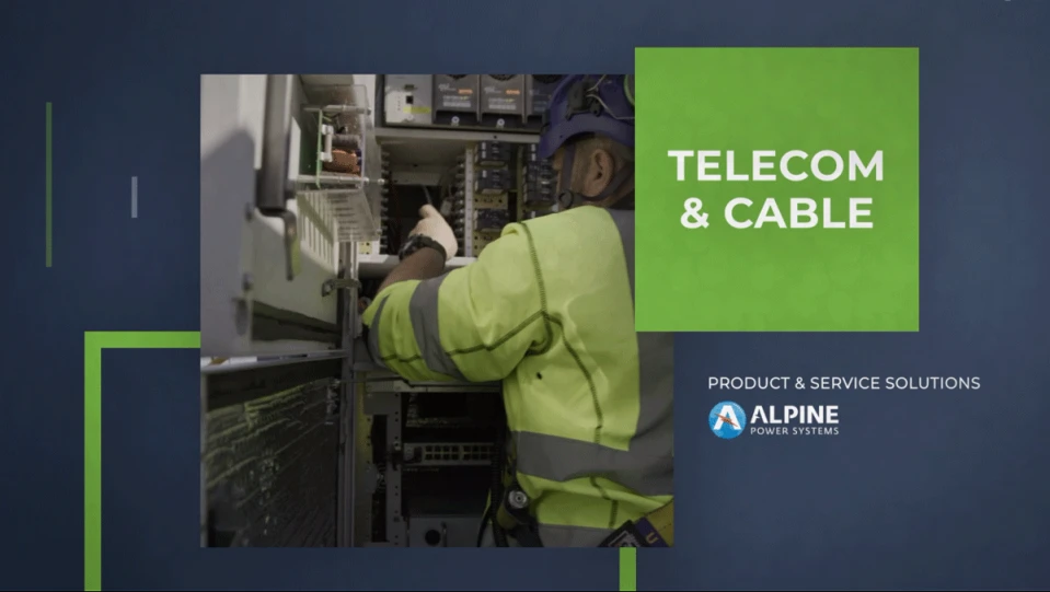 Alpine Power Systems Telecom and Cable video intro